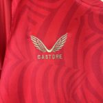 camiseta roja sevilla fc logo