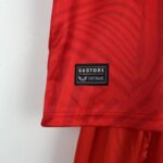 camiseta roja sevilla fc parche castore