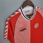 camiseta dinamarca 1986 lateral