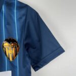 valencia camiseta azul manga