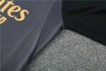 axila de la sudadera del chandal real madrid gris