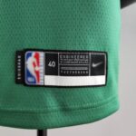 camiseta boston celtics verde dorado etiqueta