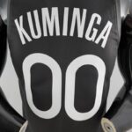 camiseta golden state warriors negra dorsal kuminga 00