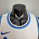camiseta lakers blanco retro night cuello redondo