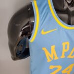 camiseta lakers celeste logo nike delantera