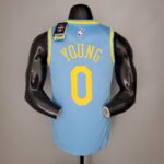 camiseta lakers celeste young 0 dorsal