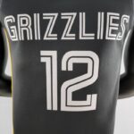 camiseta negra Memphis grizzlies espaldar diseño 1