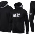 chandal broklyn nets negra pantalon y chqueta