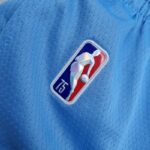pantalon corto celeste clippers logo nba