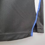 pantalon corto negro clippers diseño lateral 2 azul