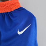 pantalon corto new york knicks azul logo nike y cintura naranja