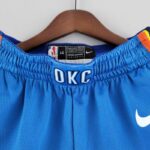 pantalon corto oklahoma city azul CINTURA DELANTERA CON EL LOGO OKC