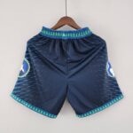 pantalon corto timberwolves celeste