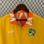 chaqueta reversible costa de marfil cuello frontal