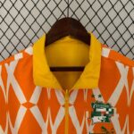 chaqueta reversible costa de marfil cuello frontal reversible