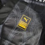 camiseta negra milan parche authentic