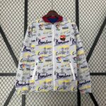 chaqueta reversible fc barcelona frontal reversible