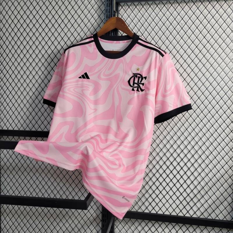 flamengo camiseta rosa comprar