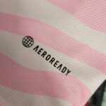flamengo camiseta rosa logo aeroready