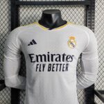real madrid camiseta manga larga pecho frontal