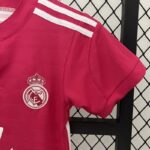 real madrid camiseta rosa manga