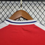 camiseta arsenal 2025 cuello anterior