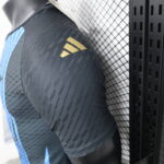 camiseta negra argentina 3 estrellas manga 2