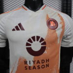 Camiseta AS Roma primera visitante versión jugador 2025 frontal