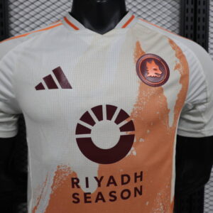 Camiseta AS Roma primera visitante versión jugador 2025 frontal
