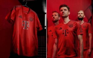 Camiseta Bayern Munich primera equipacion version fan 2025 post