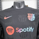 Camiseta FC Barcelona Edición Especial Negro versión jugador 2025 cuello