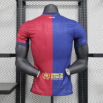 Camiseta FC Barcelona Primera Equipacion Coldplay versión jugador2025 dorsal