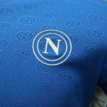 Camiseta Napoli primera equipacion versión jugador 2025 escudo