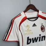 Camiseta Retro AC Milan primera visitante 2006-2007 manga