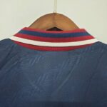 Camiseta Retro Ajax primera visitante 1995 cuello anterior