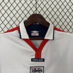 Camiseta Retro Inglaterra local 2004 cuello