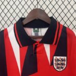 Camiseta Retro Inglaterra visitante 1992 cuello