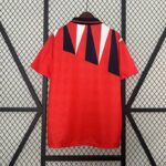 Camiseta Retro Inglaterra visitante 1992 dorsal.