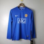 Camiseta Retro Manchester United visitante manga larga 2007-2008
