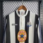 Camiseta Retro Newcastle United manga larga 1995-1997 cuello