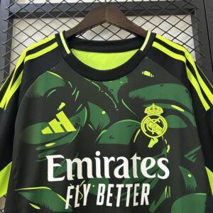 Camiseta Real Madrid Edicion Especial Negro-Verde 2024-2025 frontal