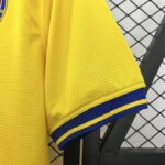 Camiseta Retro Arsenal Visitante Amarillo 2013-2014 manga