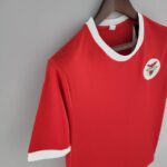 Camiseta Retro Benfica primera equipacion 1973-1974 hombro