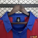 Camiseta Retro FC Barcelona local 1991-1992 cuello anterior