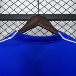 Camiseta Retro Juventus Visitante Azul 1999-2000 cuello anterior