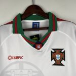 Camiseta Retro Portugal Visitante 1996-1997 cuello