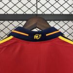 Camiseta Retro Selección España Local 2000 cuello anterior