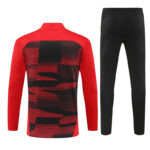 Conjunto de Buzo AC Milan Rojo 2024-2025 dorsal