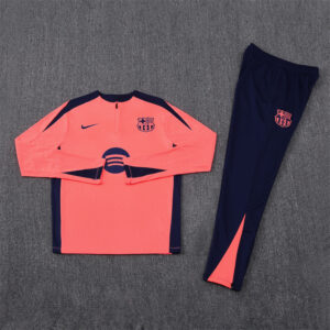 Conjunto de Buzo FC Barcelona Rosa 2024-2025 post