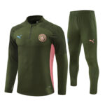 Conjunto de Buzo Manchester City verde 2024-2025